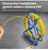 FIBERGLASS CABLE PULLING MACHINE 4.5mm / 100m (REMOTE CONTROL / STEEL) PE + STAND
