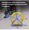 FIBERGLASS CABLE PULLING MACHINE 4.5mm / 100m (REMOTE CONTROL / STEEL) PE + STAND