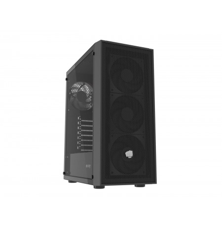 OBUDOWA FURY SHOBO SH8F MIDI TOWER Z OKNEM CZARNA