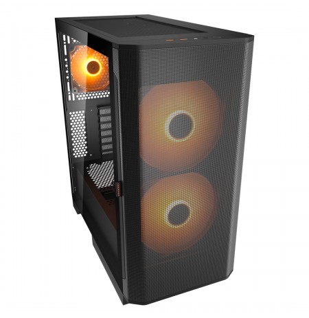 COUGAR Midi Tower Case, Airface FLO, ARGB, Black