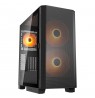 COUGAR Midi Tower Case, Airface FLO, ARGB, Black