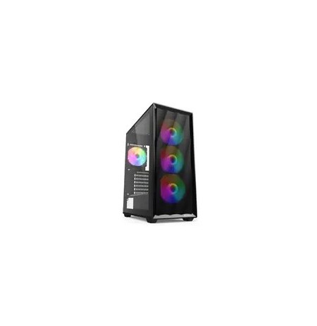 Sharkoon GehĂ¤use VK4 Rainbow        ATX       1xGlas schwarz