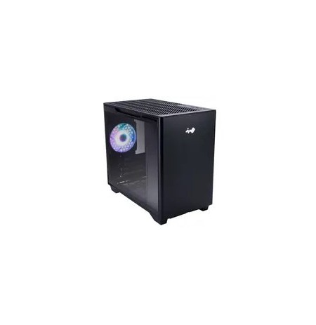 InWin A3 Mini-Tower Tempered Glass - black