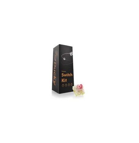 Ducky TTC Gold Pink Switch, mechanical, 3-pin, linear, MX-Stem, 37g - 110 pieces