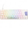 Ducky One 2 Pro Mini White Edition Gaming Keyboard, RGB LED - Cherry Silver