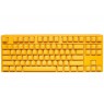 Ducky One 3 Yellow TKL Gaming Keyboard, RGB LED - MX-Red