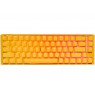 Ducky One 3 Yellow SF Gaming Keyboard, RGB LED - MX-Blue