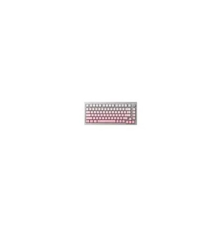 AKKO MonsGeek M1W SP Pink/White Gaming Keyboard, Wireless, RGB, V3 Piano Pro Switch - silver, ANSI (US)