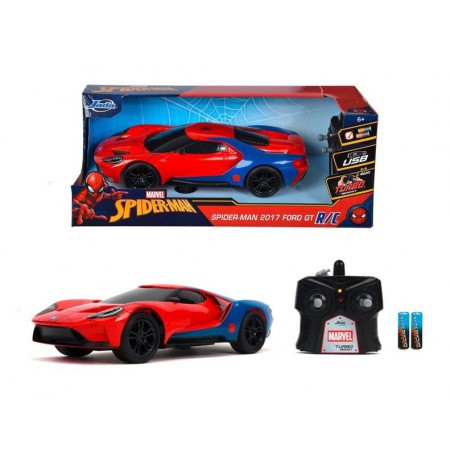 TOY RC CAR SPIDER MAN FORD GT