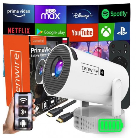 Mini Projector Android Wifi Rzutnik Full HD Bluetooth