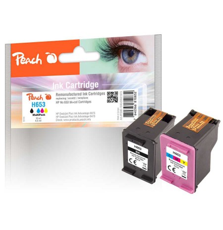 Peach PI300-1045 ink cartridge 2 pc(s) Compatible Black, Cyan, Magenta, Yellow