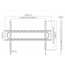 Equip 60"-120" Heavy-Duty Fixed TV Mount Bracket