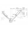 Wall mount Equip 17"-32"/2TFT GF