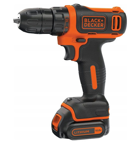 BLACK & DECKER Drill Driver, 10.8 V, 1x1.5 Ah | BDCDD12-QW