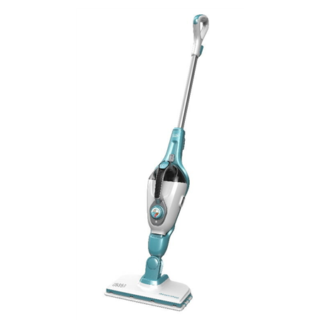 BLACK & DECKER Steam cleaner | FSMH1321-QS | Power 1300 W | Steam pressure 2.5 bar | Water tank capacity 0.5 L | White