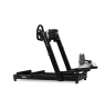 Next Level Racing Aluminium Simulator Cockpit, Wheel Plate Edition | GTElite Lite | Black