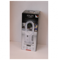 SALE OUT. Adler Bladeless Rechargeable Fan | AD 7343 | Desk Fan | Diameter 14 cm | Number of speeds 3 | White | DAMAGED PACKAGIN
