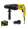 Stanley | 2.4J SDS Plus Hammer Drill With Quick Change Chuck, Kitbox | SFMEH210K-QS | 800 W
