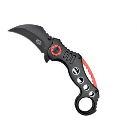 Knife SCK Steel Claw Knives Karambit K29 black red