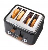 Salter EK5823BLKVDE Toronto  4-Slice Toaster