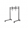 Next Level Racing Floor stand | Round Tube Freestanding Single Monitor Stand | Up to 65 " | Height adjustment