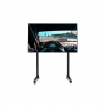 Next Level Racing Floor stand | Round Tube Freestanding Single Monitor Stand | Up to 65 " | Height adjustment