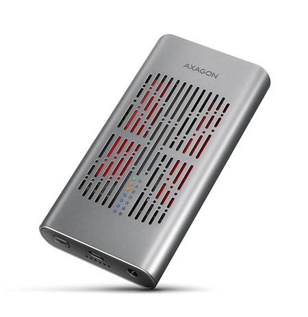 AXAGON USB-C 20Gbps Dual M.2 NVMe SSD CLONE MASTER Enclosure | EEM2-20GD