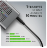 AXAGON USB-C 20Gbps Dual M.2 NVMe SSD CLONE MASTER Enclosure | EEM2-20GD