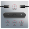 AXAGON USB-C 20Gbps Dual M.2 NVMe SSD CLONE MASTER Enclosure | EEM2-20GD