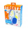 Vaikiškos „Bluetooth“ ausinės STREETZ mikrofonas, mėlynos BT10-BLU / 6612132
