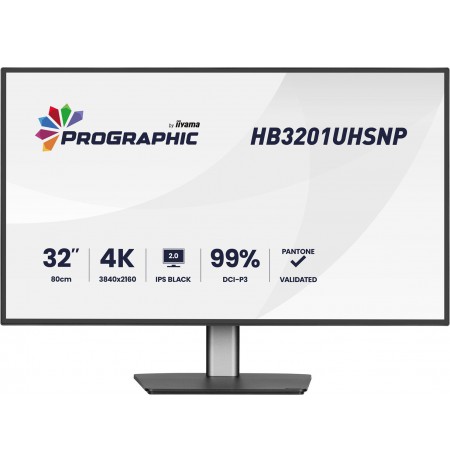 IIYAMA 80,0cm (32") HB3201UHSNP-B1  16:9 HDMI+DP+USB-C 4K