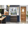 Haier FD 83 Serie 7 HB18FGSAAA Fridge-freezer, double-opening 539 l E Silver, Titanium