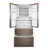 Haier FD 83 Serie 7 HB18FGSAAA Fridge-freezer, double-opening 539 l E Silver, Titanium