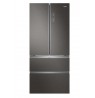 Haier FD 83 Serie 7 HB18FGSAAA Fridge-freezer, double-opening 539 l E Silver, Titanium