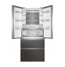 Haier FD 83 Serie 7 HB18FGSAAA Fridge-freezer, double-opening 539 l E Silver, Titanium