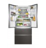 Haier FD 83 Serie 7 HB18FGSAAA Fridge-freezer, double-opening 539 l E Silver, Titanium