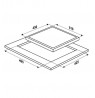 MPM-45-IM-16/W built-in induction hob, white