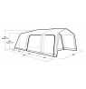 Outwell Iowa 6 Air 6 person(s) Grey Tunnel tent