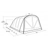 Outwell Florida 6 Air 6 person(s) Green Tunnel tent