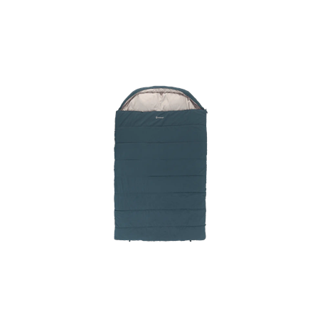 Outwell Campion Lux Double | Sleeping Bag | 225 x 140 cm | 16 to 5 °C | 2 way open - auto lock, L-shape