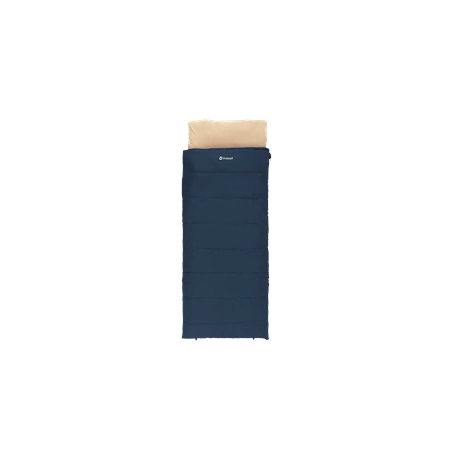 Outwell Contour Lux | Sleeping Bag | 220 x 85 cm | 2-way L-shape open-end with auto lock