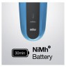 BRAUN Series 3 310S Electric shaver Black, Blue