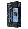 BRAUN Series 3 310S Electric shaver Black, Blue