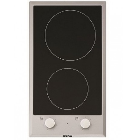 Ceramic cooktop Beko  HDCC 32200 X (2 fields, inox color)