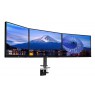 Flexible Desk Mount for Triple Monitors