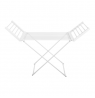 Adler | Foldable electric clothes drying rack | AD 7821 | 220 W | Silver/White