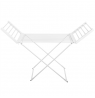 Adler | Foldable electric clothes drying rack | AD 7821 | 220 W | Silver/White