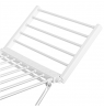 Adler | Foldable electric clothes drying rack | AD 7821 | 220 W | Silver/White