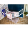Adler | Foldable electric clothes drying rack | AD 7821 | 220 W | Silver/White