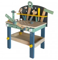 Koala Games G2595 Wooden Workbench With Accesories